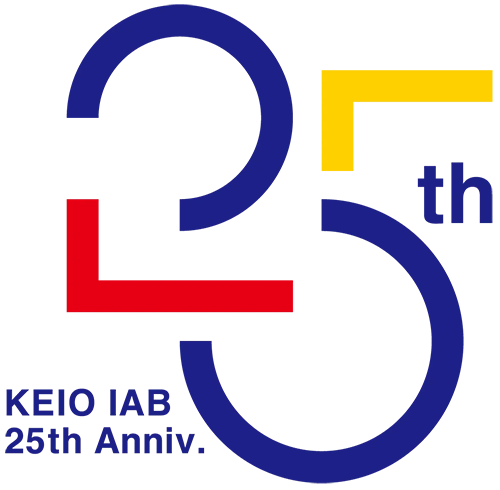 慶應義塾大学先端生命科学研究所 25周年ロゴ